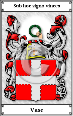 Vase Family Crest Download (JPG)  Book Plated - 150 DPI