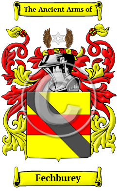 Fechburey Family Crest/Coat of Arms