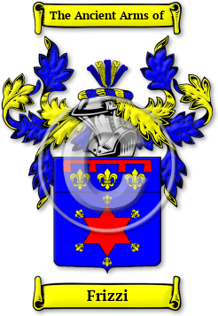 Frizzi Family Crest Download (jpg) Legacy Series - 150 DPI
