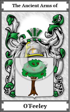 O'Feeley Family Crest Download (JPG)  Book Plated - 150 DPI