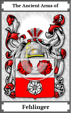 Fehlinger Family Crest Download (JPG)  Book Plated - 150 DPI