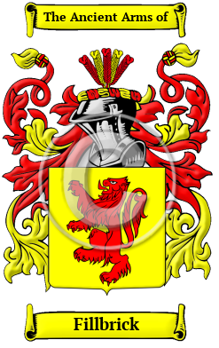 Fillbrick Family Crest/Coat of Arms