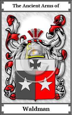 Waldman Family Crest Download (JPG)  Book Plated - 150 DPI