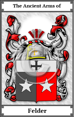 Felder Family Crest Download (JPG)  Book Plated - 150 DPI