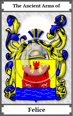 Felice Family Crest Download (JPG)  Book Plated - 150 DPI