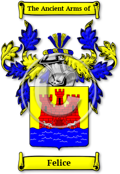 Felice Family Crest Download (jpg) Legacy Series - 150 DPI