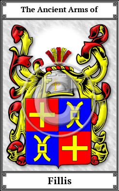 Fillis Family Crest Download (JPG)  Book Plated - 150 DPI