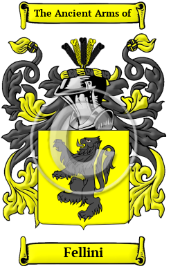Fellini Family Crest/Coat of Arms