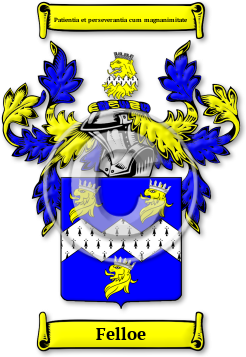 Felloe Family Crest Download (JPG) Legacy Series - 600 DPI
