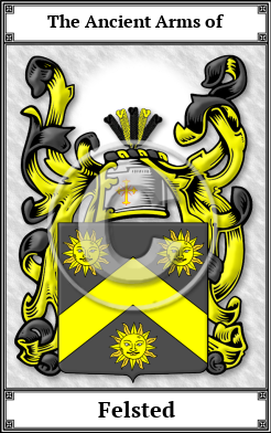 Felsted Family Crest Download (JPG)  Book Plated - 150 DPI
