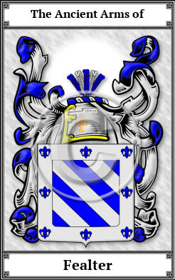 Fealter Family Crest Download (JPG) Book Plated - 600 DPI