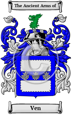 Ven Family Crest/Coat of Arms