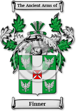 Finner Family Crest Download (jpg) Legacy Series - 150 DPI
