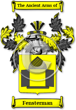 Fensterman Family Crest Download (JPG) Legacy Series - 300 DPI