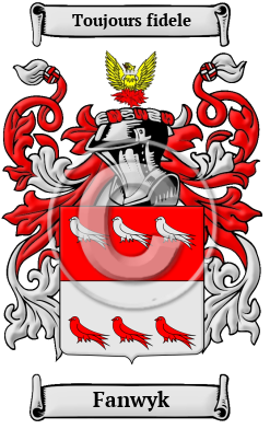 Fanwyk Family Crest/Coat of Arms