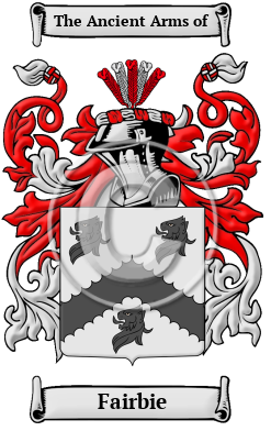 Fairbie Family Crest/Coat of Arms