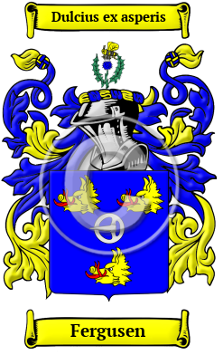 Fergusen Family Crest/Coat of Arms