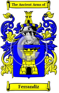 Ferrandiz Family Crest/Coat of Arms