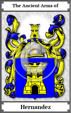 Hernandez Family Crest Download (JPG) Book Plated - 600 DPI