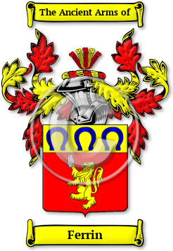 Ferrin Family Crest Download (JPG) Legacy Series - 600 DPI