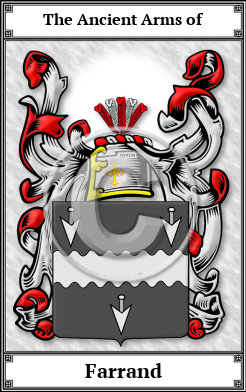 Farrand Family Crest Download (JPG)  Book Plated - 150 DPI