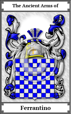 Ferrantino Family Crest Download (JPG)  Book Plated - 150 DPI