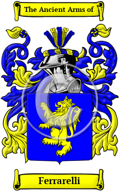 Ferrarelli Family Crest/Coat of Arms
