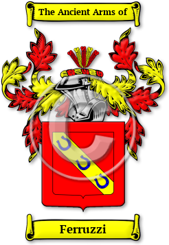 Ferruzzi Family Crest Download (JPG) Legacy Series - 600 DPI