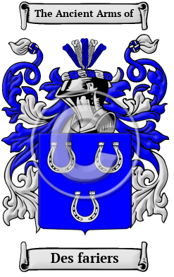 Des fariers Family Crest/Coat of Arms