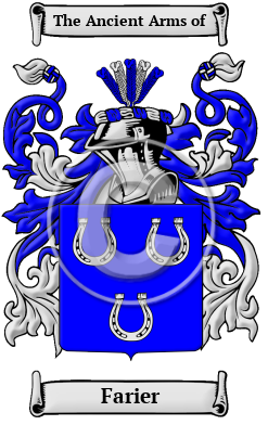 Farier Family Crest/Coat of Arms