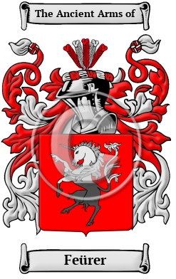 Feürer Family Crest Download (JPG) Heritage Series - 300 DPI