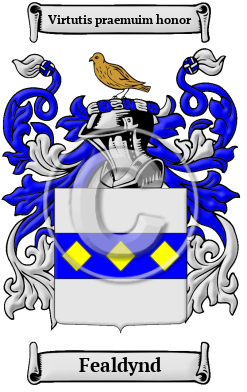 Fealdynd Family Crest/Coat of Arms