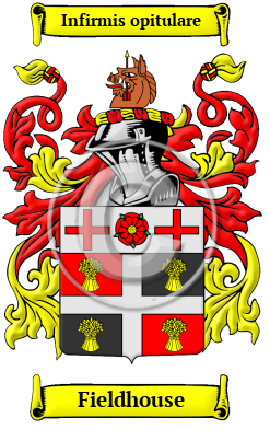 Fieldhouse Family Crest/Coat of Arms