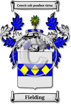 Fielding Family Crest Download (JPG) Legacy Series - 300 DPI