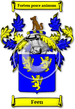 Feen Family Crest Download (JPG) Legacy Series - 600 DPI