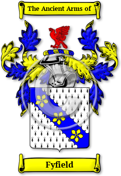 Fyfield Family Crest Download (jpg) Legacy Series - 150 DPI