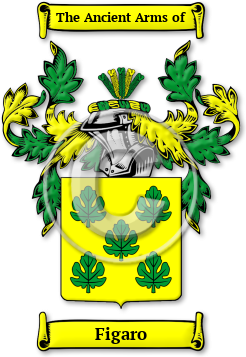 Figaro Family Crest Download (jpg) Legacy Series - 150 DPI