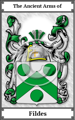 Fildes Family Crest Download (JPG) Book Plated - 600 DPI
