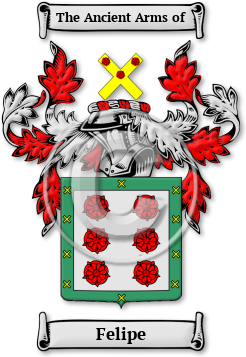 Felipe Family Crest Download (jpg) Legacy Series - 150 DPI