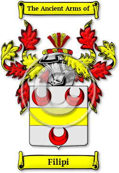 Filipi Family Crest Download (jpg) Legacy Series - 150 DPI