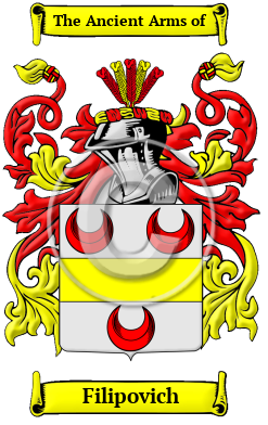 Filipovich Family Crest/Coat of Arms