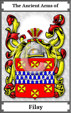 Filay Family Crest Download (JPG) Book Plated - 600 DPI