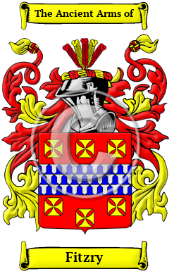Fitzry Family Crest/Coat of Arms