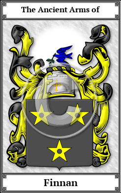 Finnan Family Crest Download (JPG)  Book Plated - 150 DPI