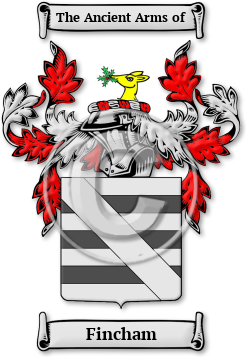Fincham Family Crest Download (jpg) Legacy Series - 150 DPI