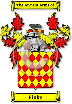Finke Family Crest Download (jpg) Legacy Series - 150 DPI