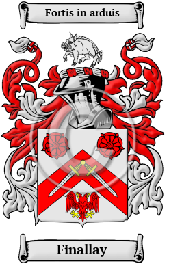 Finallay Family Crest/Coat of Arms
