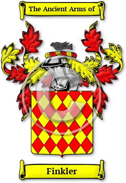 Finkler Family Crest Download (JPG) Legacy Series - 600 DPI