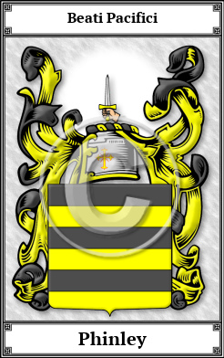 Phinley Family Crest Download (JPG) Book Plated - 600 DPI