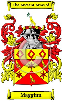 Magginn Family Crest/Coat of Arms